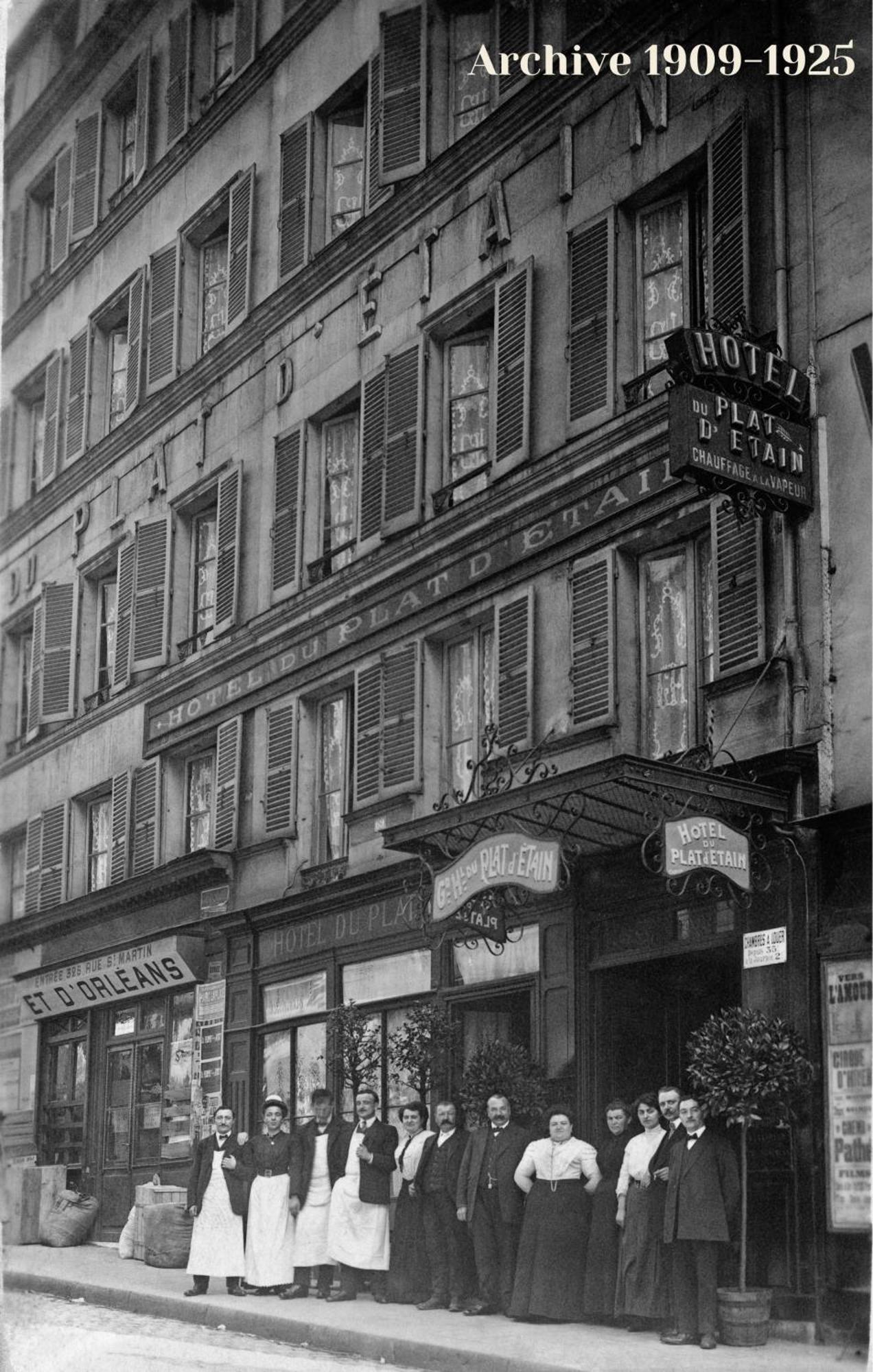 Hôtel du Plat d'Etain Paris Exterior foto